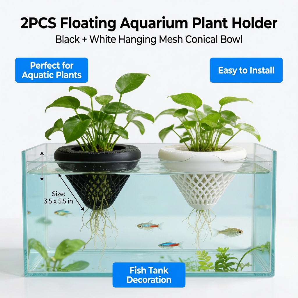 2PCS Floating Aquarium Plant H - Aquarium Innovative Marine 评论和价格