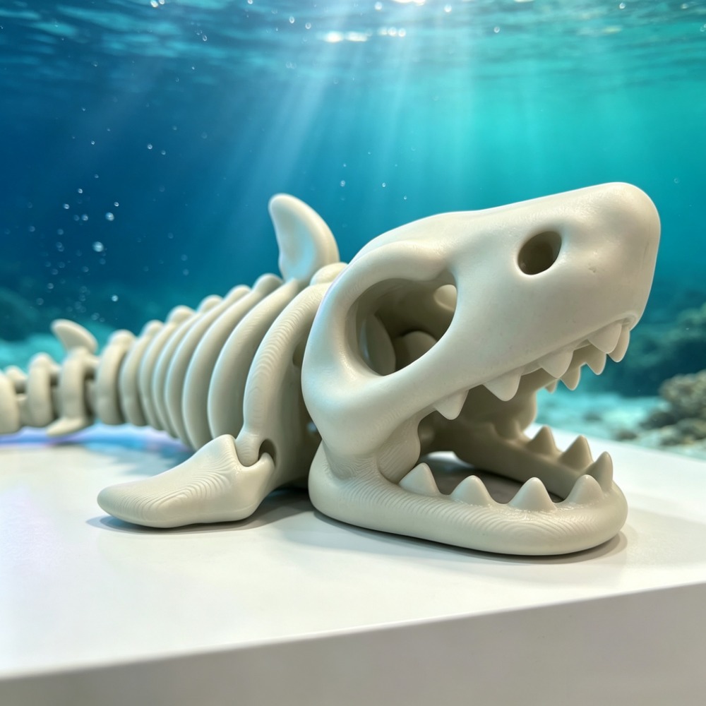 Shark Skeleton Aquarium Decor  - Aquarium Innovative Marine 评论和价格