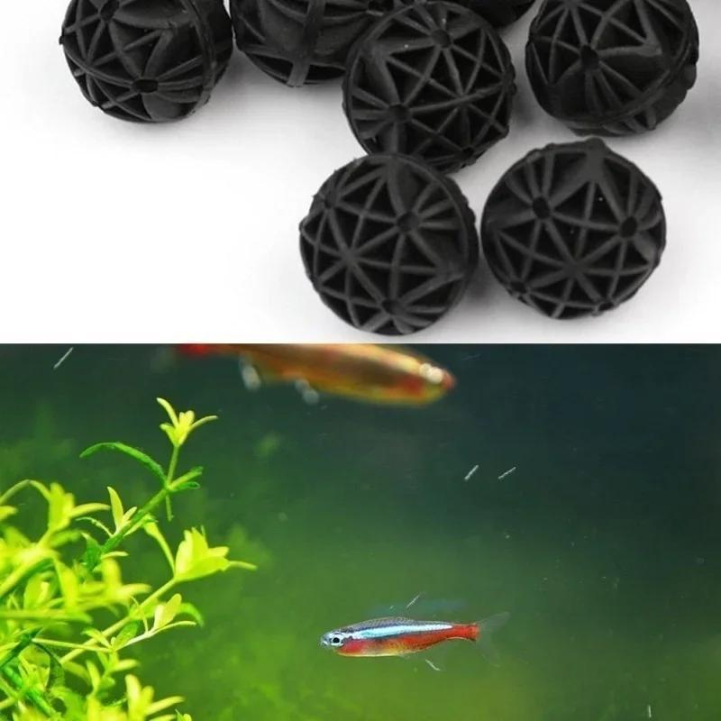 50Pcs 16mm Aquarium Bio Filter - Marine Aquarium Filter Media 评论和价格