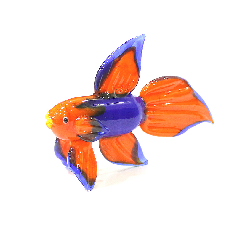 Orange Murano Glass Tropical F - Marine Aquarium Live 评论和价格