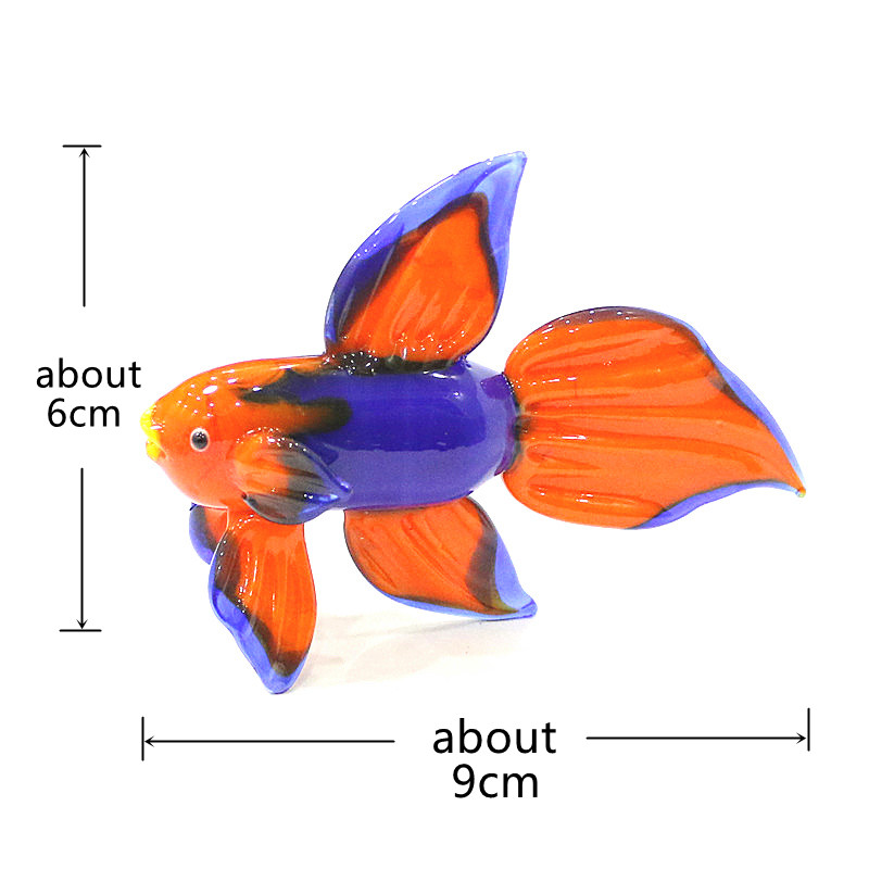 Orange Murano Glass Tropical F - Marine Aquarium Live 评论和价格