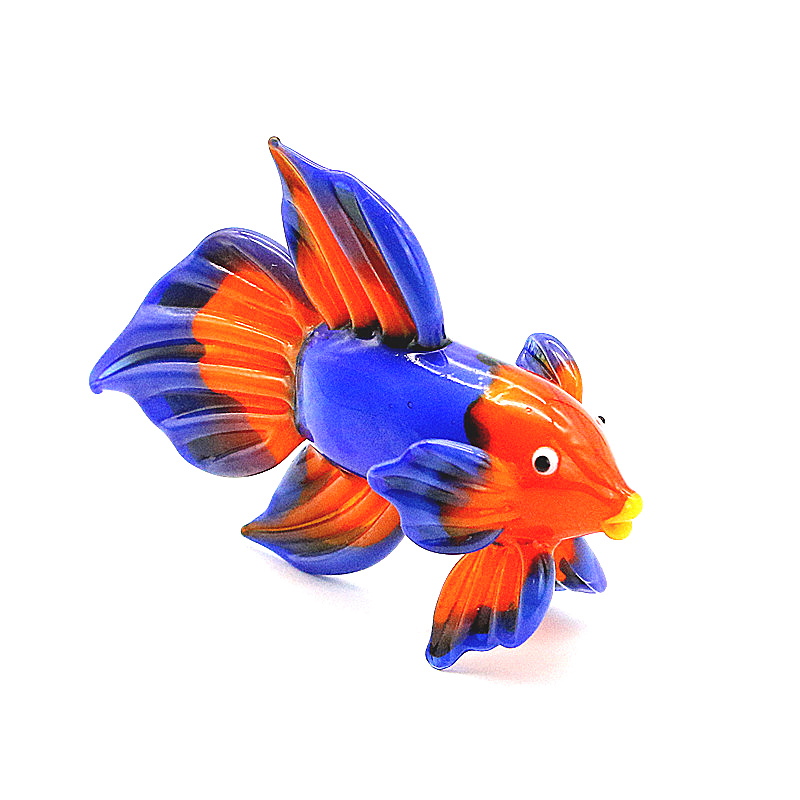 Orange Murano Glass Tropical F - Marine Aquarium Live 评论和价格