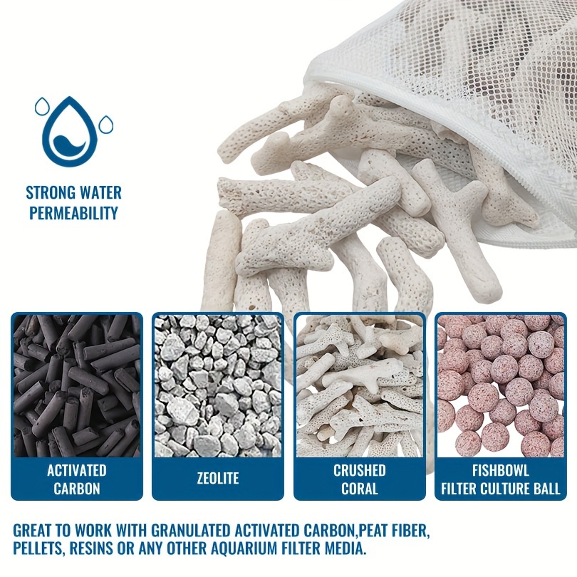 Reusable Zipper Filter Media B - Marine Aquarium Filter Media 评论和价格