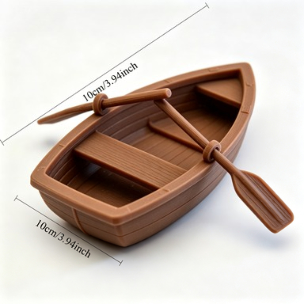 Mini Double Oar Wooden Boat Aq - Aquarium Innovative Marine 评论和价格