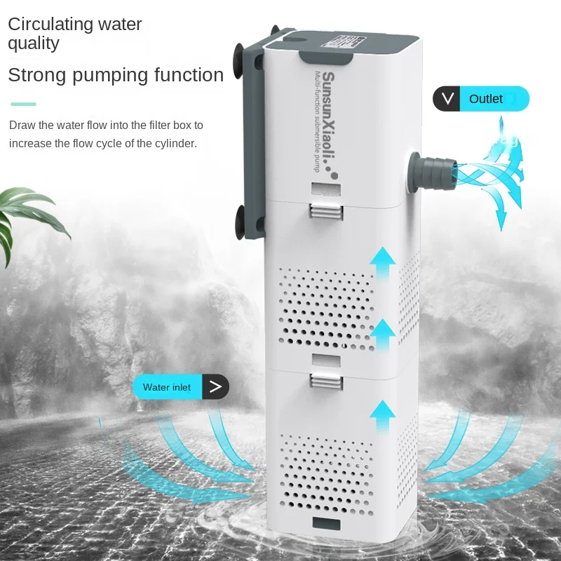 SUNSUN 3 in 1 Filter for Aquar - Marine Aquarium Hardscape 评论和价格