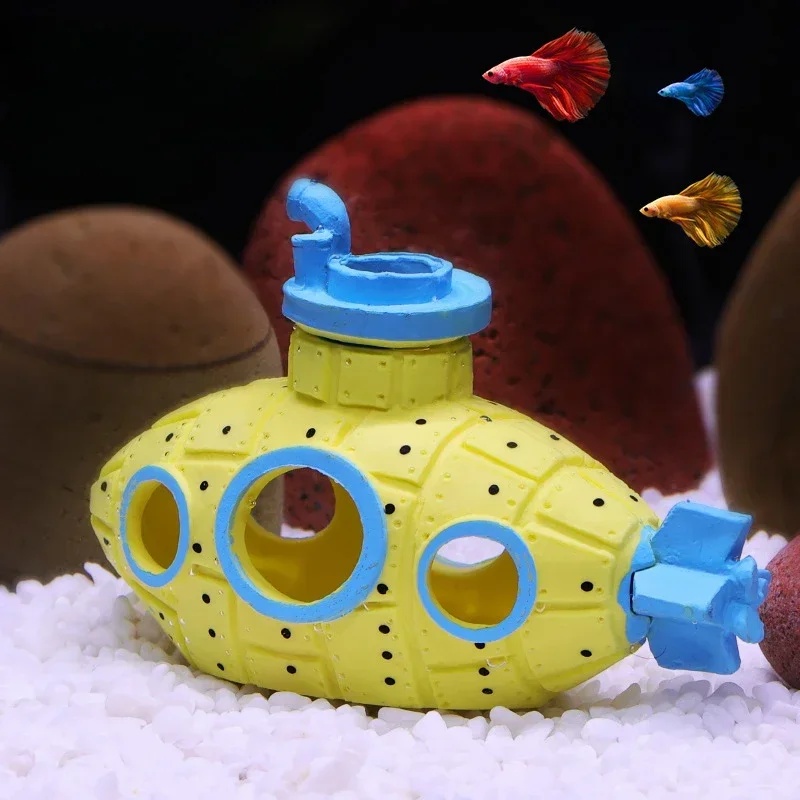 Resin Submarine Ornaments Aqua - Aquarium Innovative Marine 评论和价格