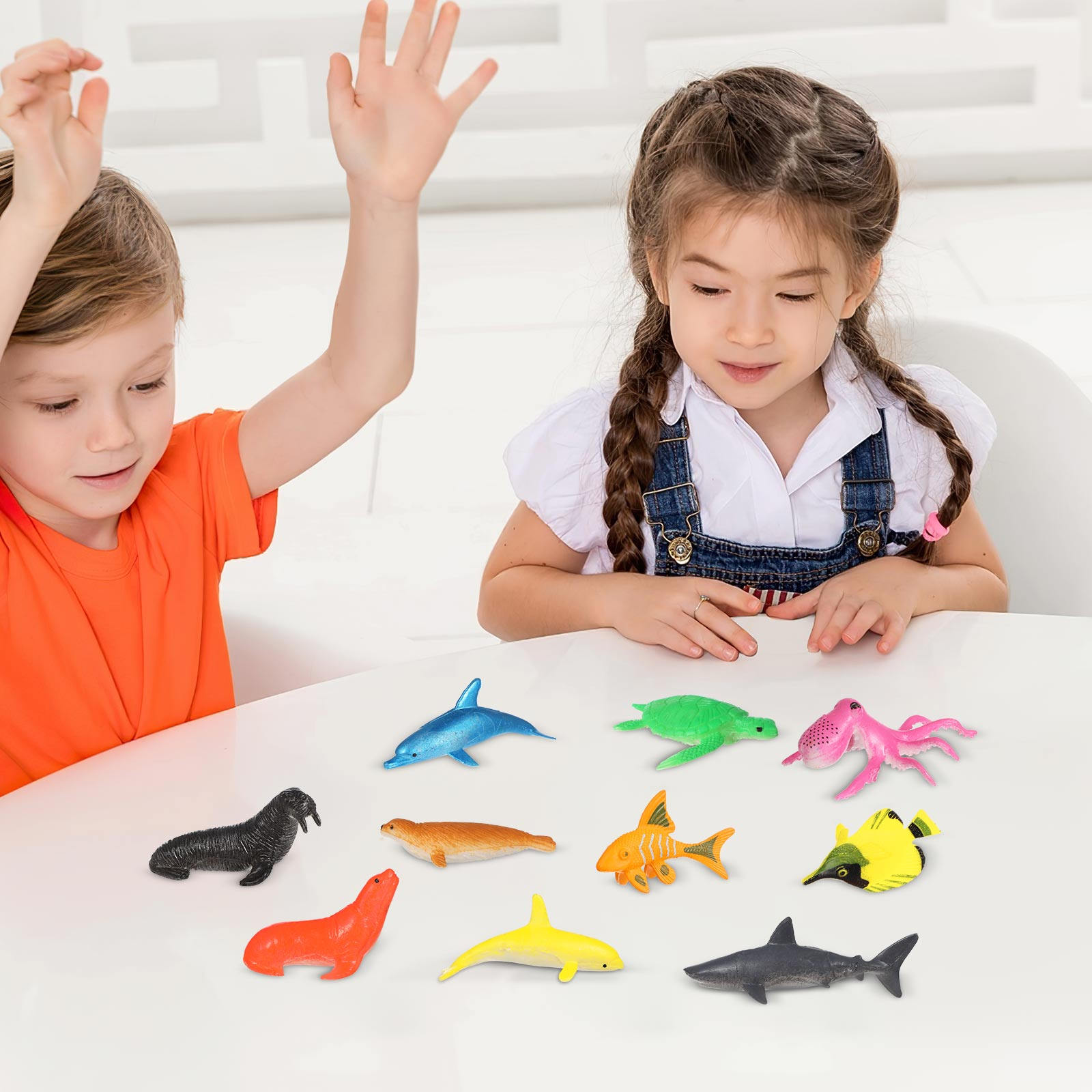 1Set Tropical Fish Figurines A - Marine Aquarium Live 评论和价格