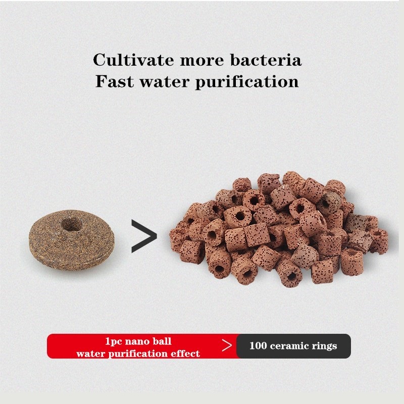 20/50pcs Aquarium Ceramic Filt - Marine Aquarium Filter Media 评论和价格